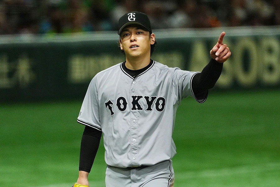 巨人・高梨雄平【写真:小林靖】