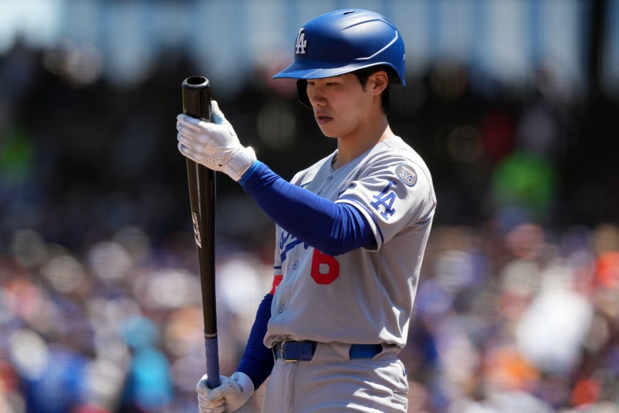 ドジャースのキム・ヘソン【写真:ロイター】