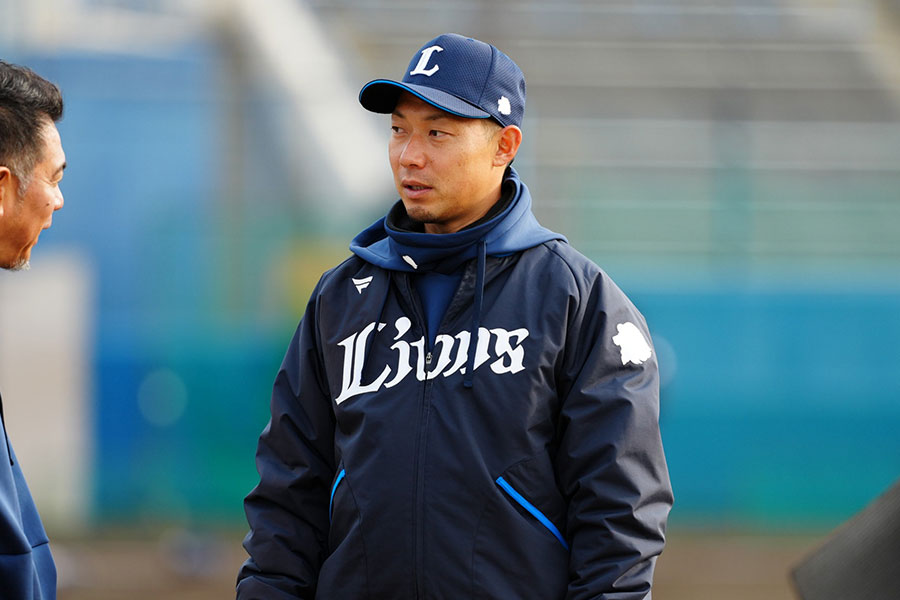 西武・熊代聖人外野守備走塁コーチ【写真：小林靖】