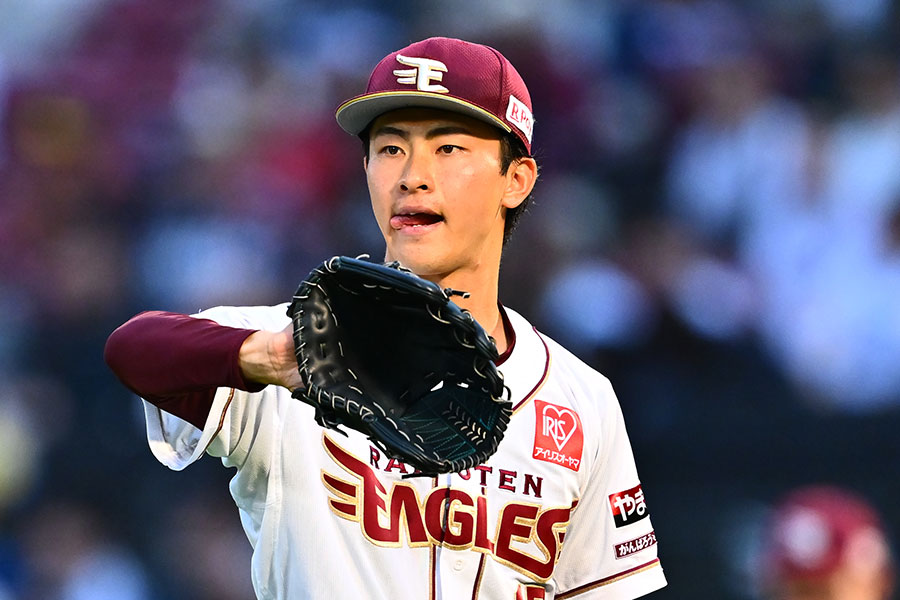 楽天・古謝樹【写真：古川剛伊】