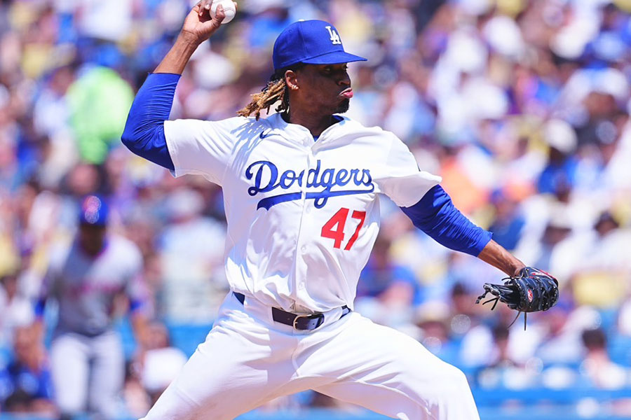 楽天が獲得したホセ・ウレーニャ(写真はドジャース時代)【写真:荒川祐史】