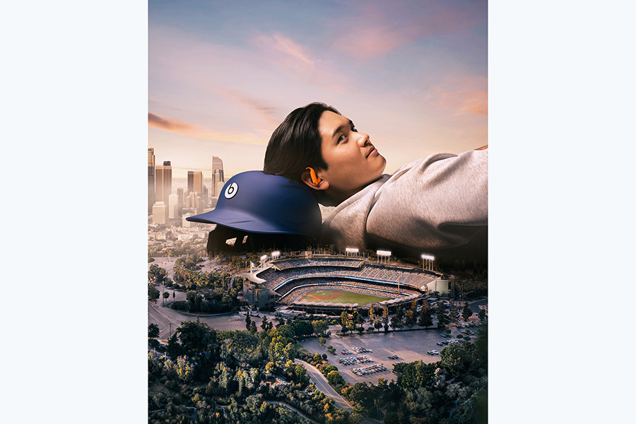 「Beats by Dre」の新ビジュアルに登場したドジャース・大谷翔平【写真提供：Beats】