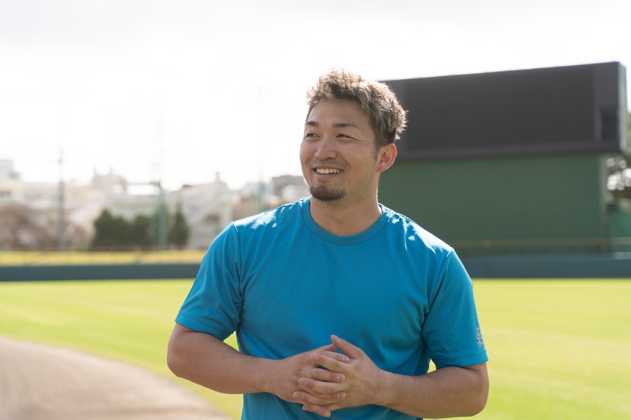 カブス・鈴木誠也【写真提供：アシックス社】