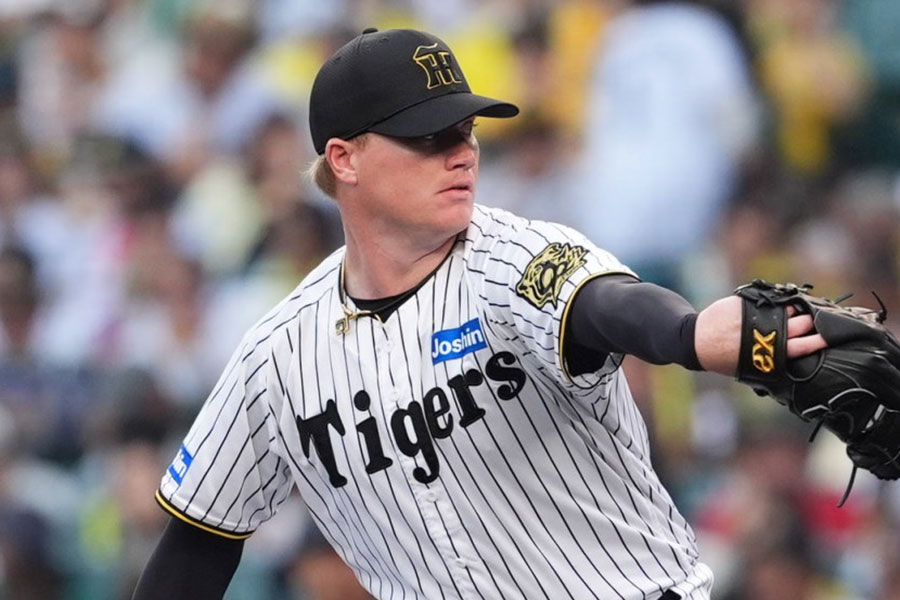 元阪神のニック・ネルソン【写真:小林靖】