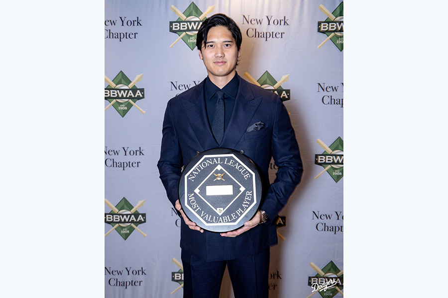 ドジャース公式SNSが公開した大谷翔平【写真提供：ドジャース】