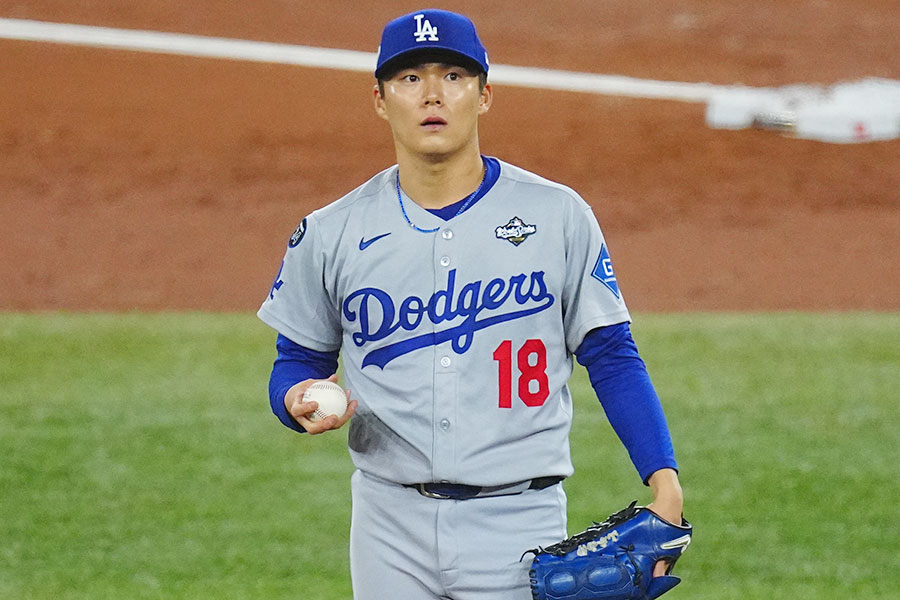 ドジャース・山本由伸【写真:荒川祐史】