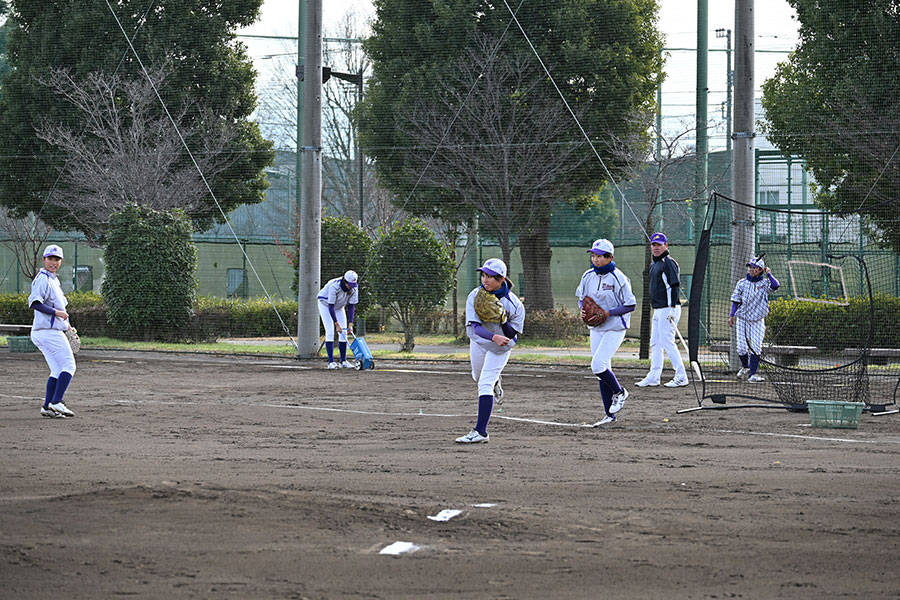 三鷹クラブWの練習の様子【写真:吉田三鈴】