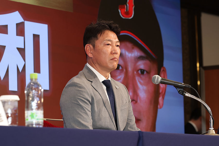 侍ジャパン・井端弘和監督【写真：加治屋友輝】