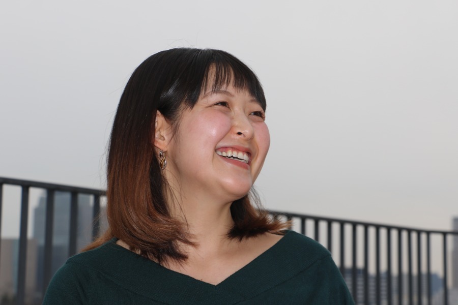 Full-Countのインタビューに応えた読売テレビ・諸國沙代子アナウンサー【写真：神吉孝昌】