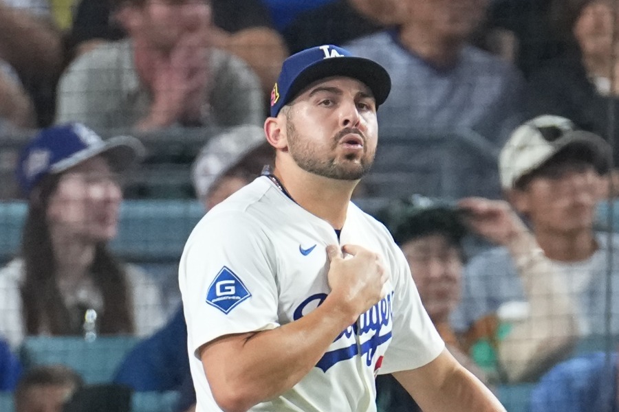 ドジャースのアレックス・ベシア【写真：イワモトアキト】