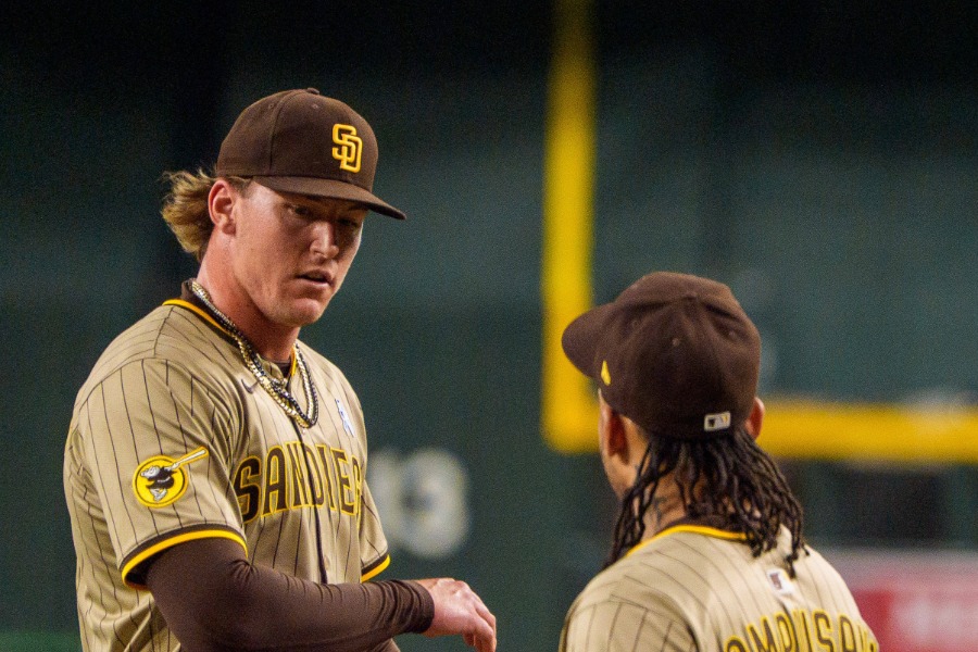 パドレス時代のショーン・レイノルズ【写真:アフロ】