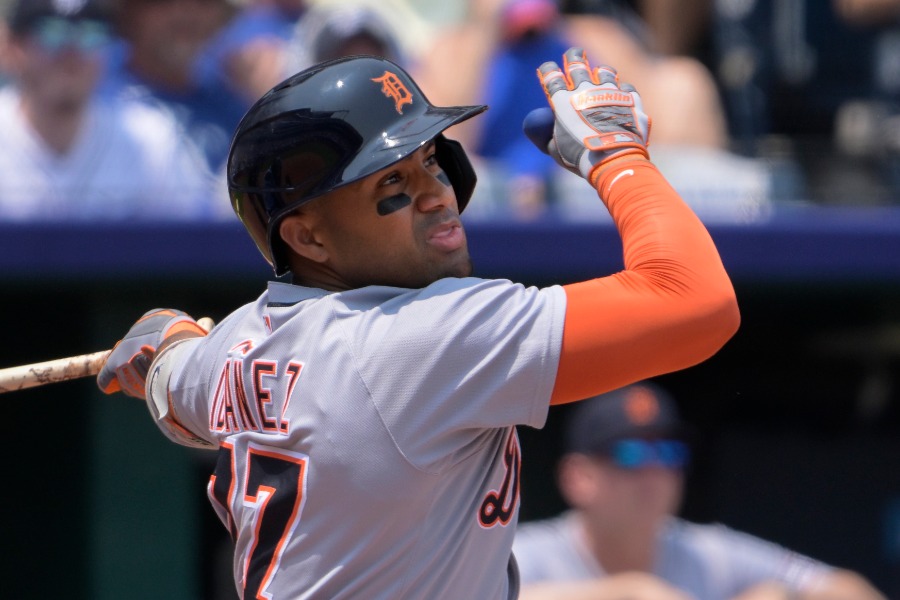 ドジャースのアンディ・イバニェス（写真はタイガース時代）【写真：アフロ】