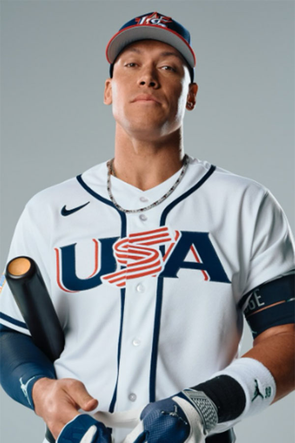WBC米国代表のユニホームを着用したアーロン・ジャッジ【写真:MLB公式インスタグラムより】