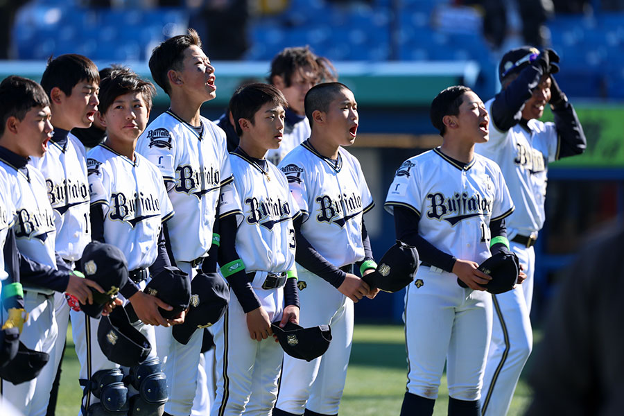 昨年大会に出場したオリックスジュニアナイン【写真：加治屋友輝】