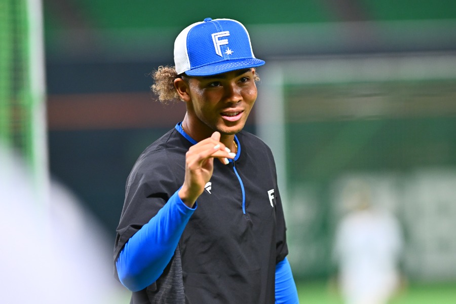 日本ハム・水谷瞬【写真：荒川祐史】