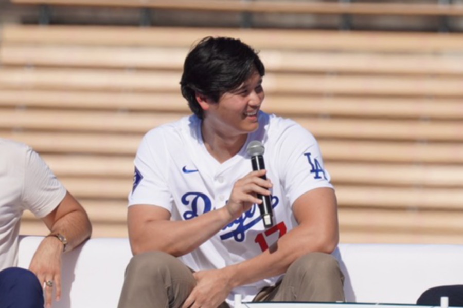ドジャーフェストに参加したドジャース・大谷翔平【写真：上野明洸】