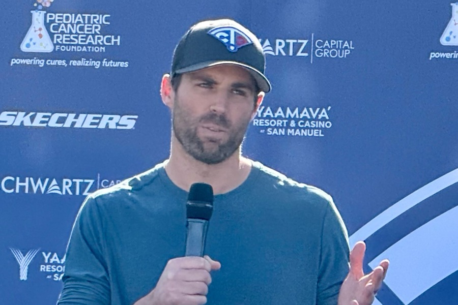 元ドジャースでエンゼルスからFAとなったクリス・テイラー【写真：小谷真弥】