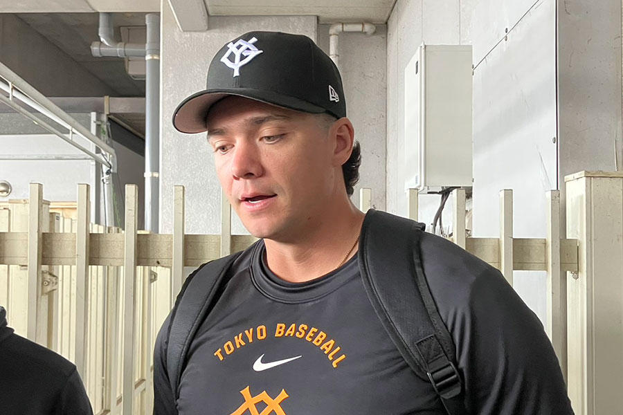 巨人のボビー・ダルベック【写真：湯浅大】