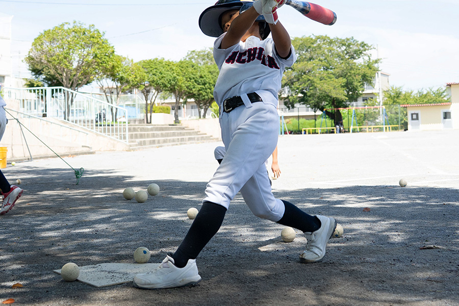 下半身を使う打撃が子どもにも伝わる“ひと手間”とは（写真はイメージ）