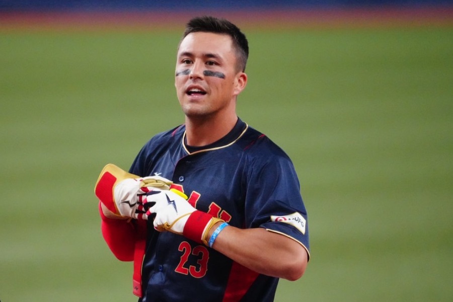 前回大会、侍ジャパンで活躍したラーズ・ヌートバー【写真：荒川祐史】