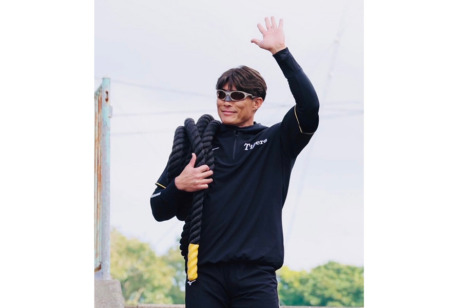 春季キャンプに参加した糸井嘉男氏（写真は公式インスタグラムからスクリーンショット）