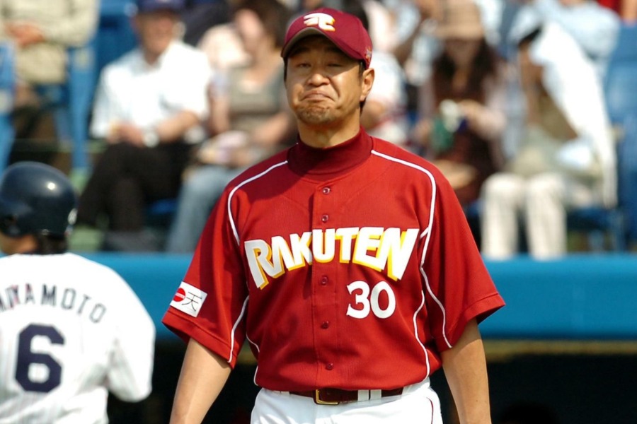 楽天時代の紀藤真琴氏【写真提供：産経新聞社】