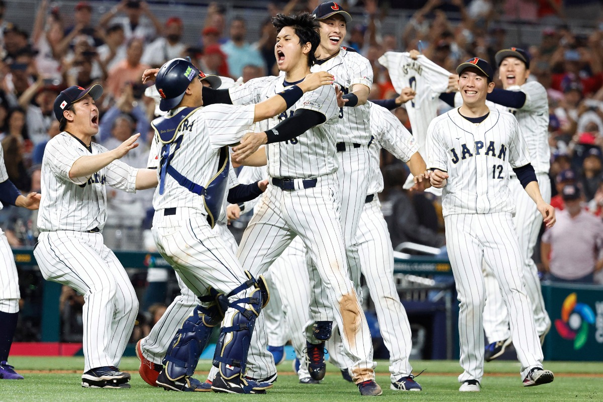 前回大会で世界一になった侍ジャパン【写真：ロイター】