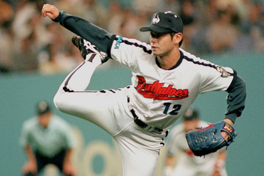 近鉄時代の香田勲男氏【写真提供：産経新聞社】