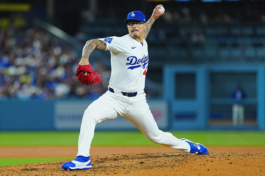 ドジャースのアンソニー・バンダ【写真：荒川祐史】