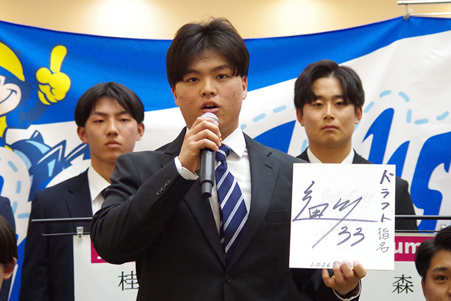 徳島インディゴソックス・細川旺輝投手【写真：喜岡桜】