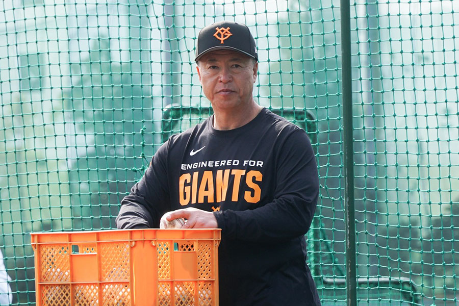 巨人・田口昌徳2軍バッテリーコーチ【写真：湯浅大】