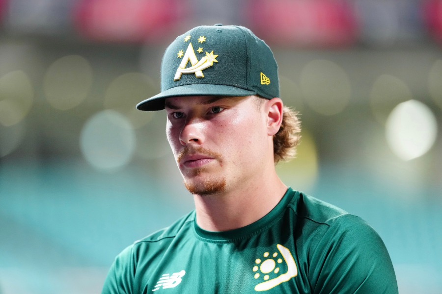 オーストラリア代表のトラビス・バザーナ【写真：小林靖】