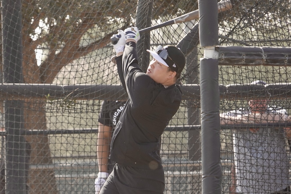 ホワイトソックスの村上宗隆【写真：小谷真弥】