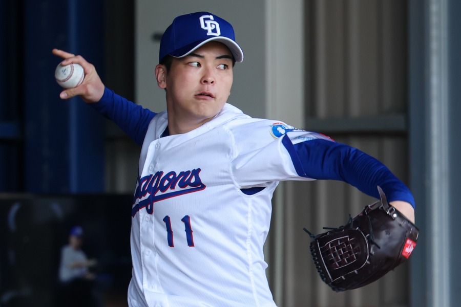 ドラフト1位で入団した中日・中西聖輝【写真：加治屋友輝】