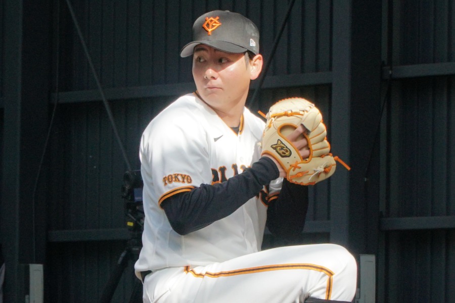 巨人・竹丸和幸【写真：湯浅大】