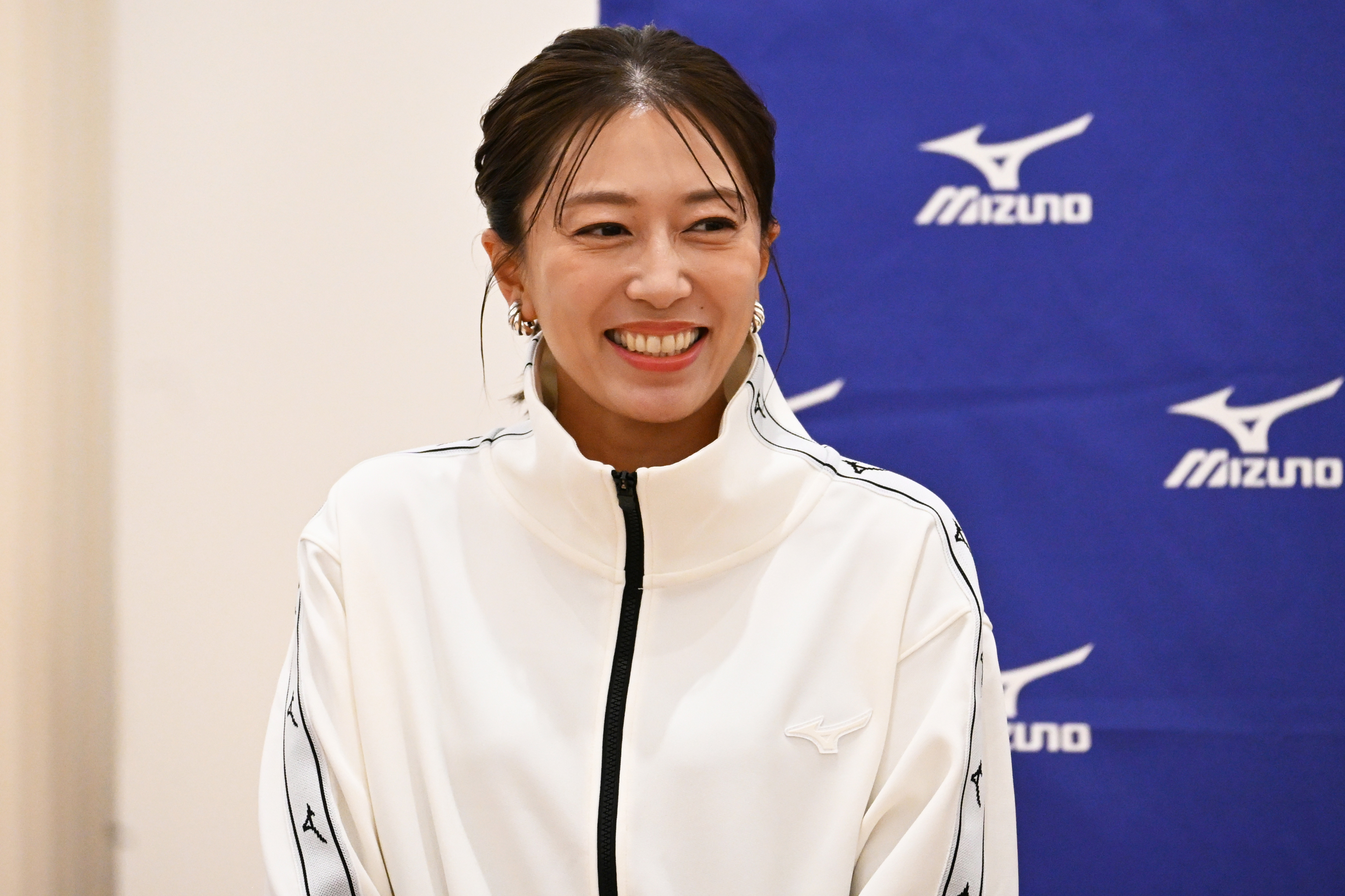 「野球ママの本音座談会」に参加した里田まいさん【写真：吉田三鈴】