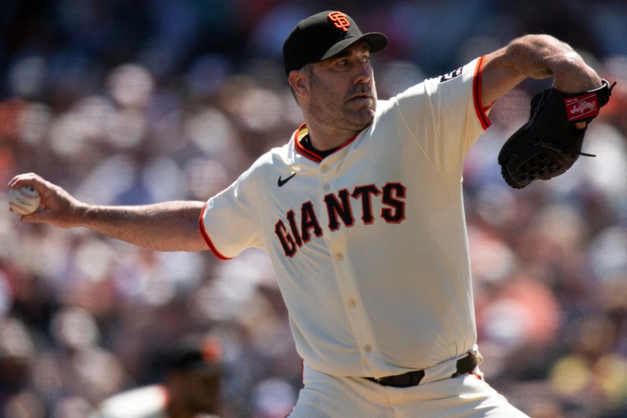 タイガースに復帰するジャスティン・バーランダー（写真はジャイアンツ時代）【写真：ロイター】