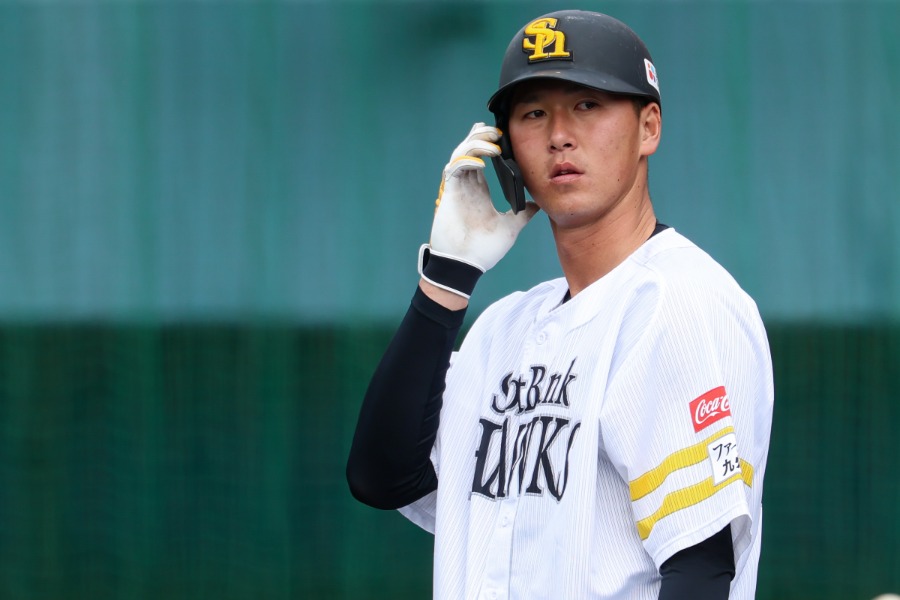 ソフトバンク・秋広優人【写真：加治屋友輝】