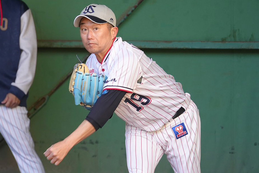 ヤクルト・石川雅規【写真：町田利衣】