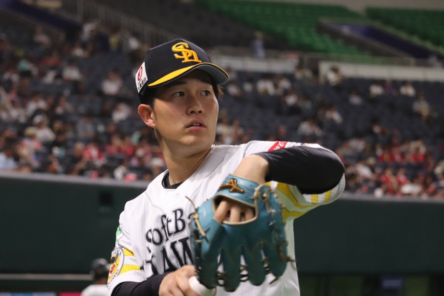 ソフトバンク・安徳駿【写真：飯田航平】