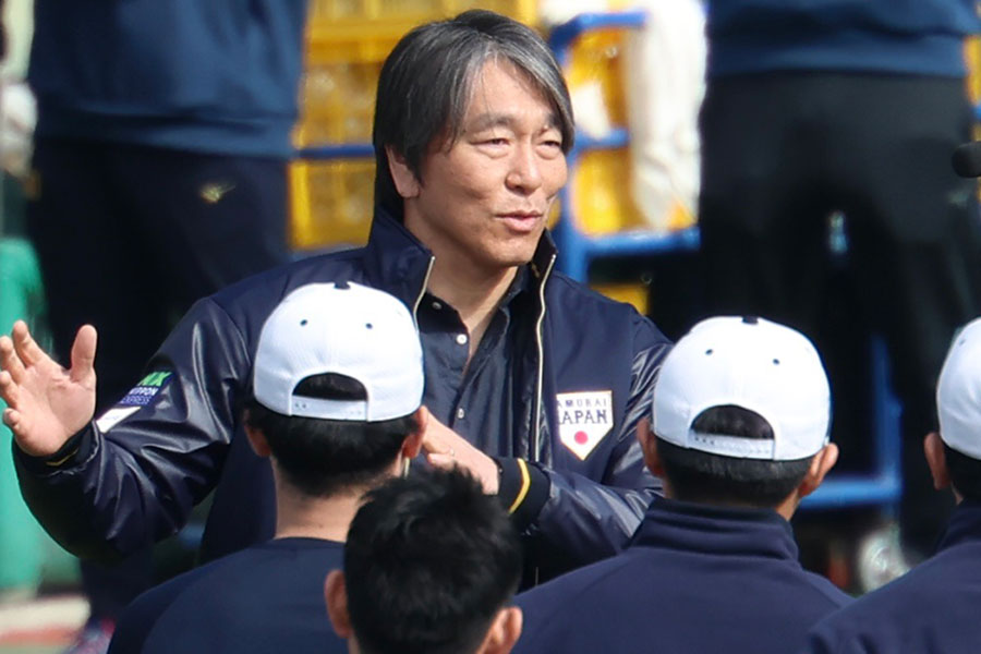 侍ジャパン臨時コーチの松井秀喜氏【写真：加治屋友輝】