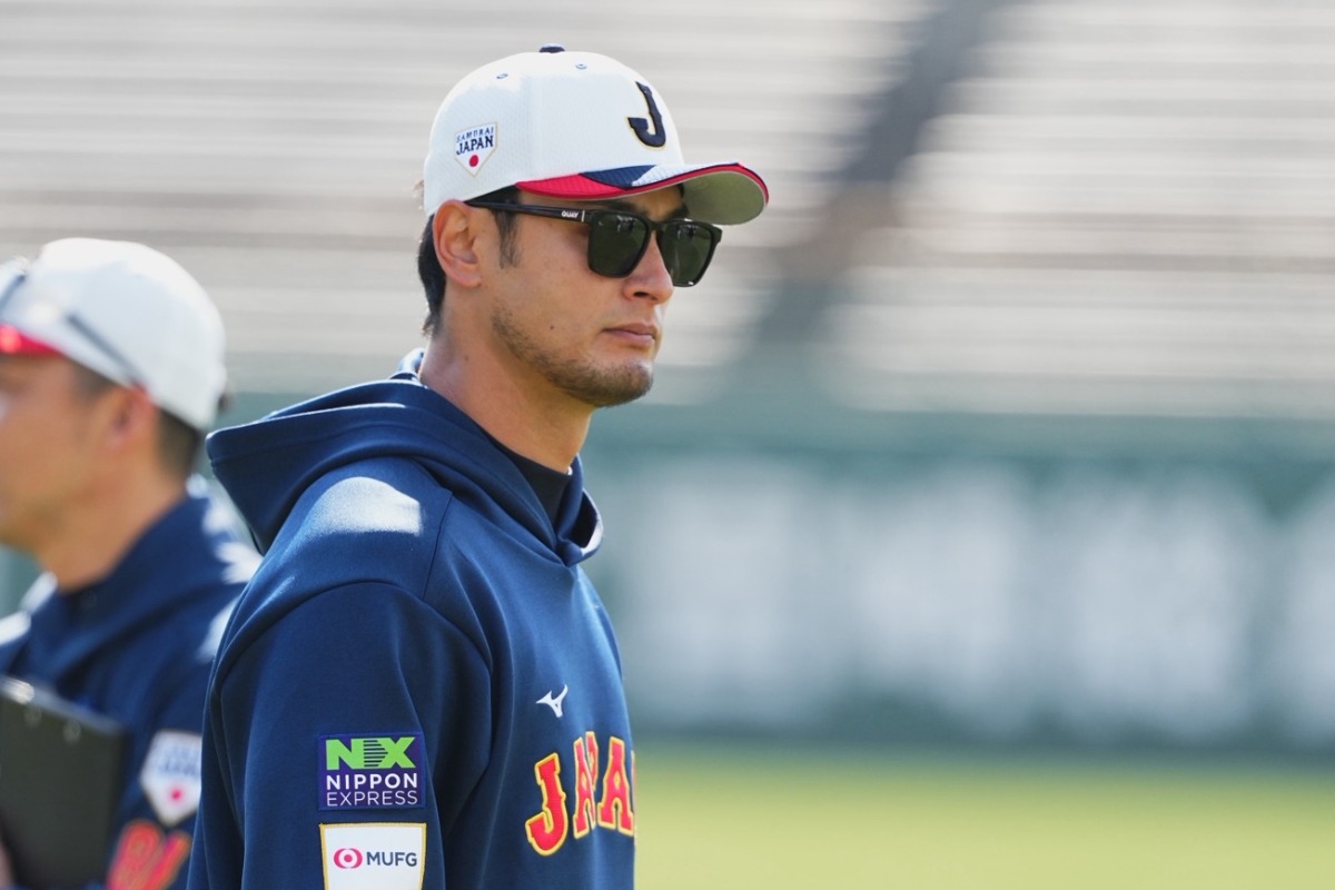侍ジャパン臨時アドバイザーのダルビッシュ有【写真：小林靖】