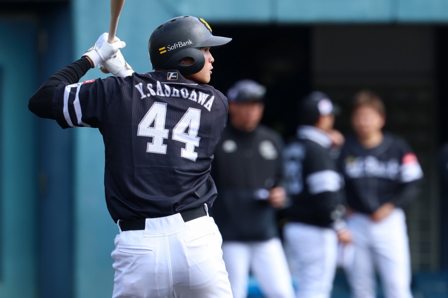 ソフトバンク・笹川吉康【写真：加治屋友輝】