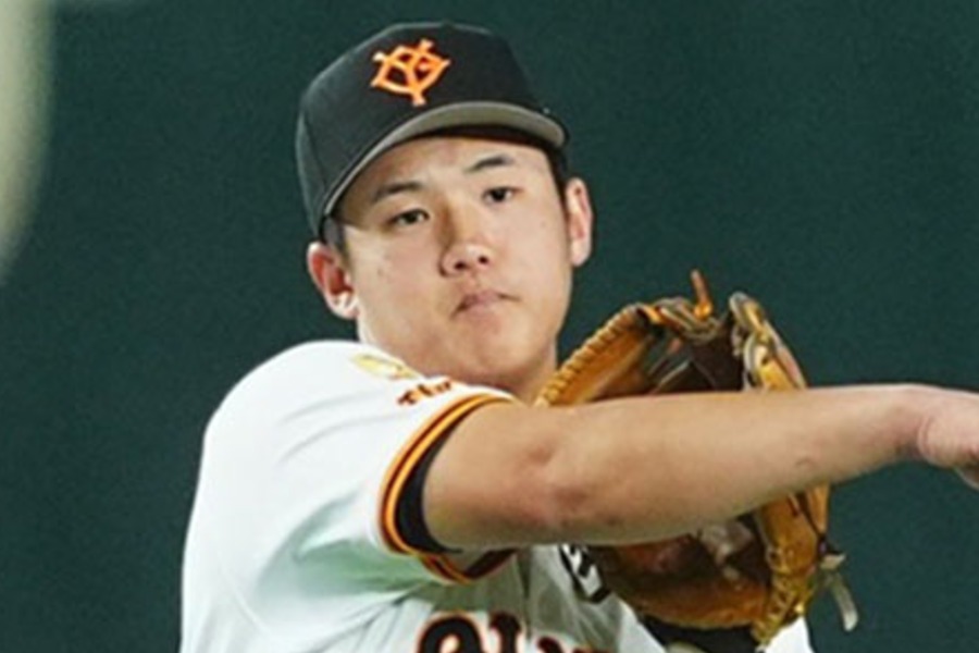 巨人・石塚裕惺【写真：小林靖】