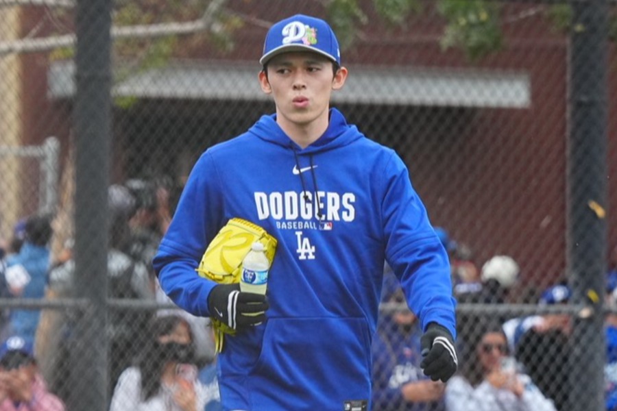 ドジャース・佐々木朗希【写真：荒川祐史】