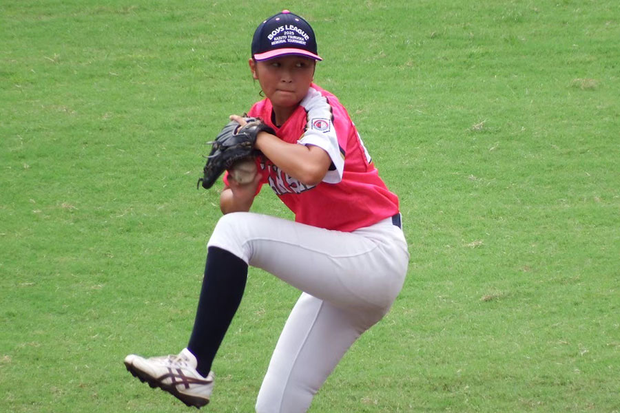 関西女子・柴田愛音【写真：日本少年野球連盟提供】