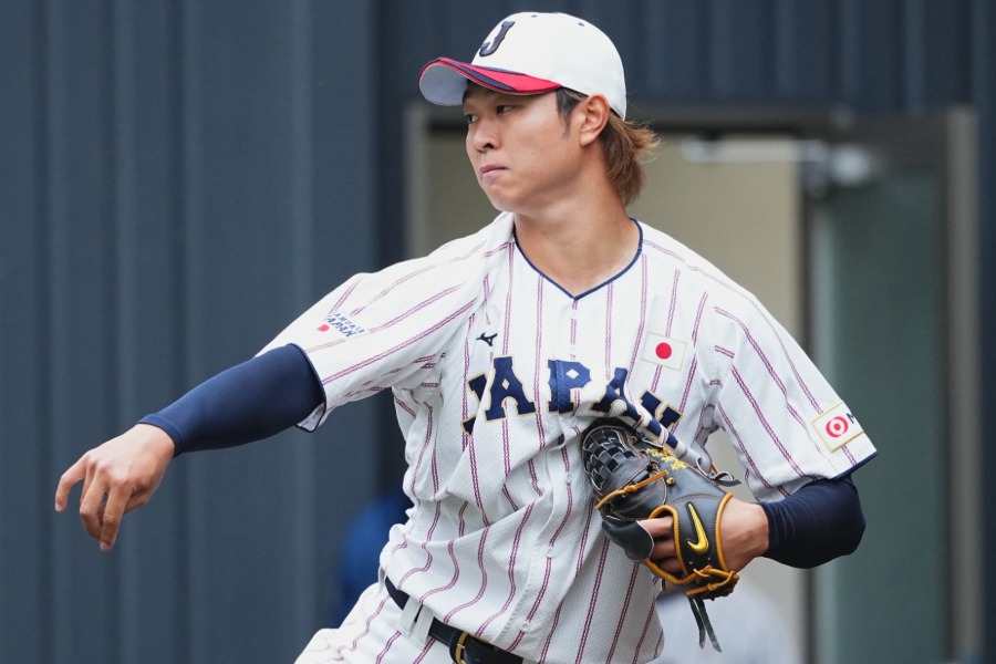 侍ジャパン・高橋宏斗【写真：小林靖】