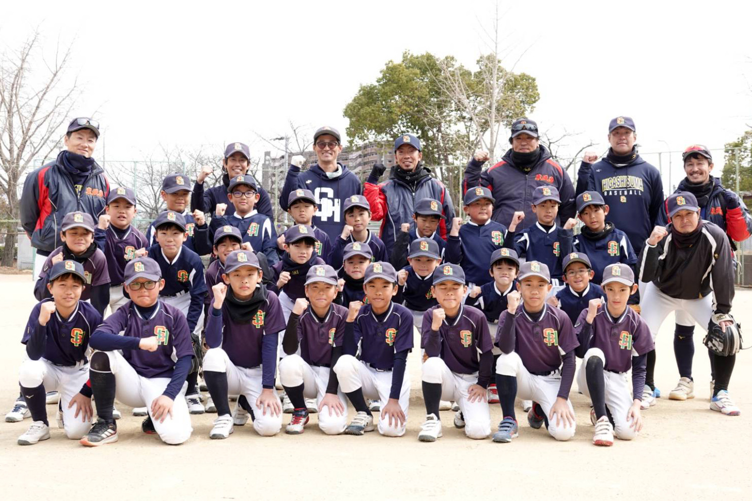 兵庫の学童チーム・東須磨少年野球部【写真：橋本健吾】
