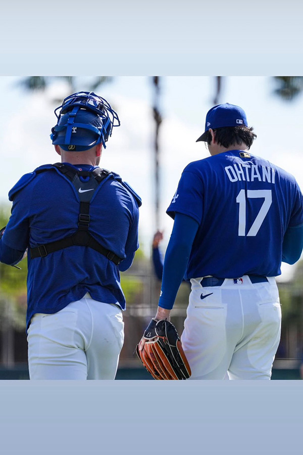 ドジャース・大谷翔平が公開した1枚（写真はスクリーンショット）