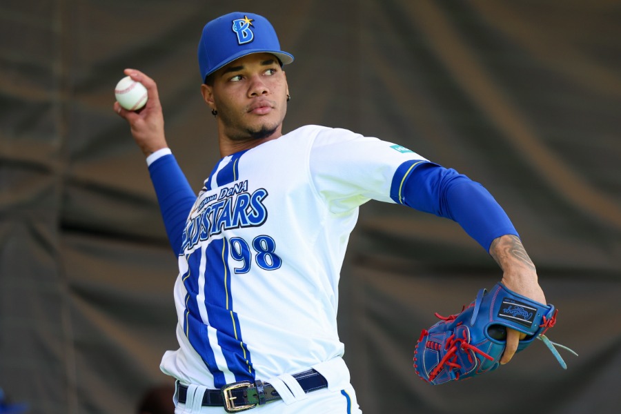 DeNAのハンセル・マルセリーノ【写真：加治屋友輝】